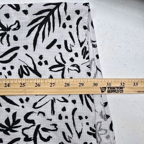 ROWM Button Down Shirt Mens XXL White Gray Black Floral Breathable - Picture 7 of 9